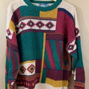 Vintage Woolrich hand knit sweater